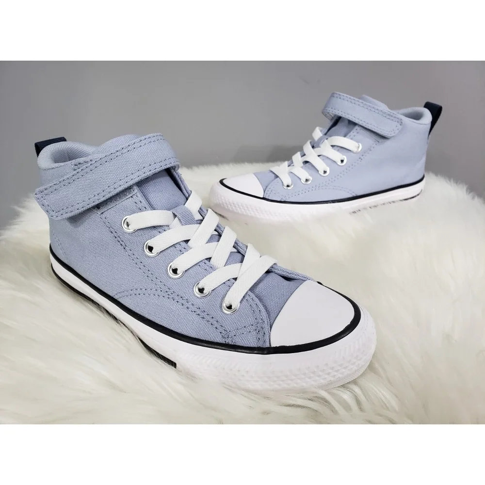 NEW EASY ON/OFF Converse Chuck Taylor All Star Malden Street Rainy Daze Blue Mid